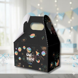 Caja Para Regalos Fuera de este mundo de la aventura espacial niños 
