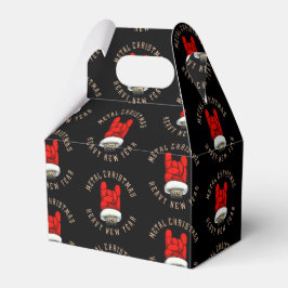 Caja Para Regalos Fuertes Navidades Metalizado