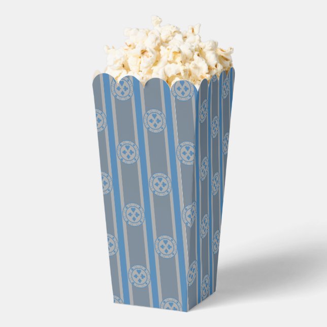 Caja Para Regalos Fun and Fancy Blue Gray Poker Chip Popcorn (apareció)