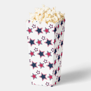 Caja Para Regalos Fun and Fancy Patriotic Stars Popcorn