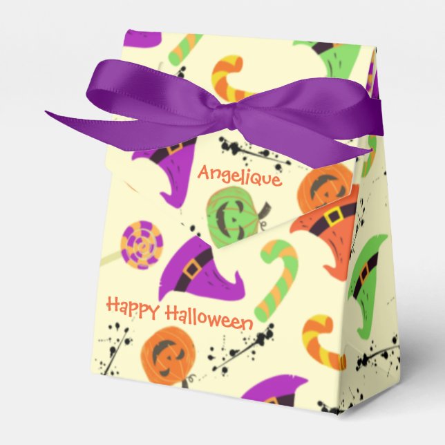 Caja Para Regalos Fun Halloween 2 Favor Box (Front Side)