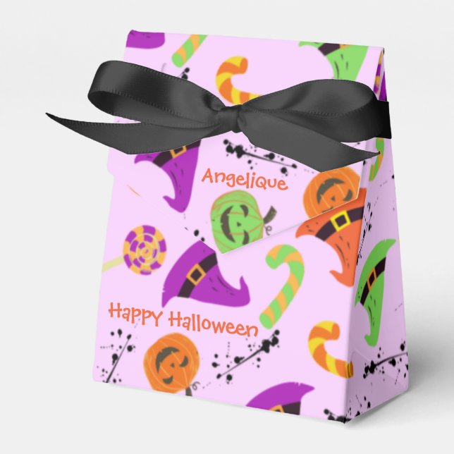 Caja Para Regalos Fun Halloween 3 Favor Box (Front Side)
