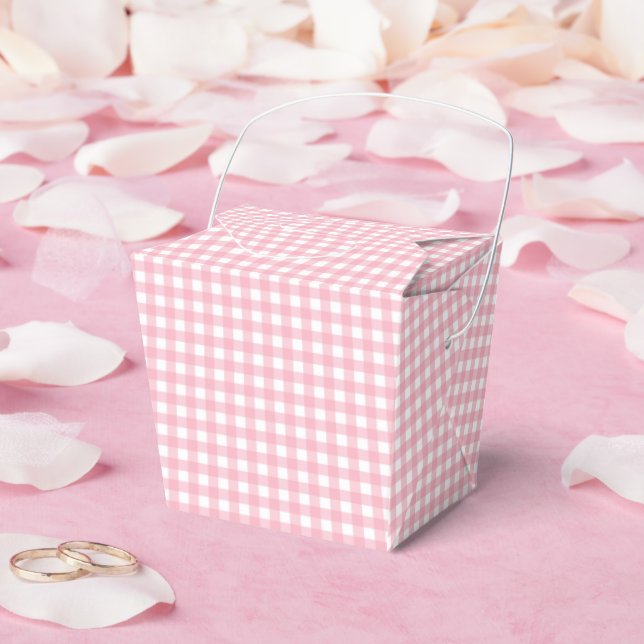 Caja Para Regalos Funda de búfalo clásica rosa Faye y Lauren (Boda)