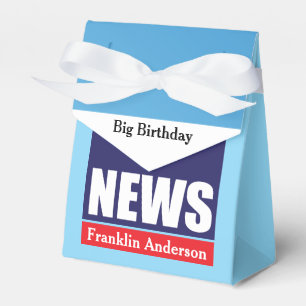 Caja Para Regalos Funny 60 cumpleaños 🎉 noticias falsas de TV