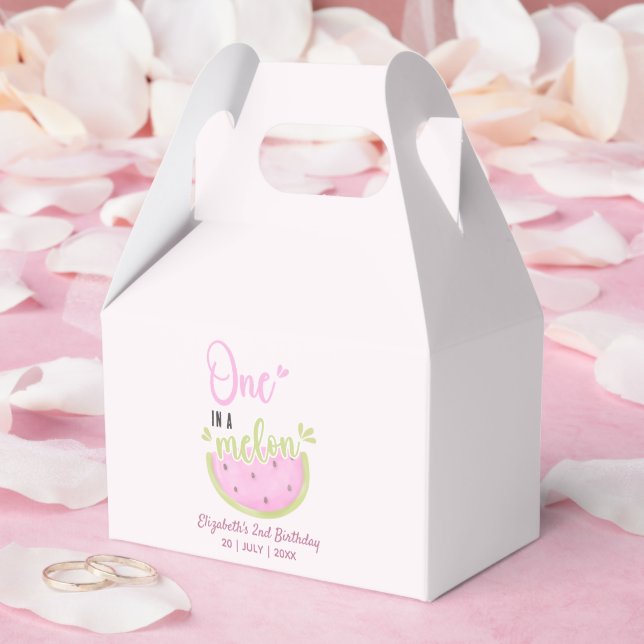 Caja Para Regalos Funny Birthday watermelon Girl one in a melon (Boda)