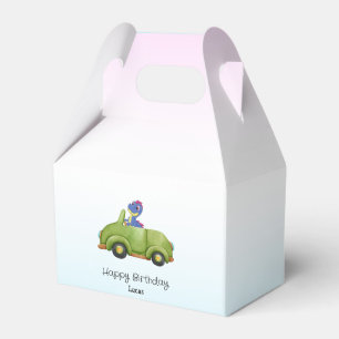 Caja Para Regalos Funny dinosaurio antiguo coche B2S niños Cumpleaño