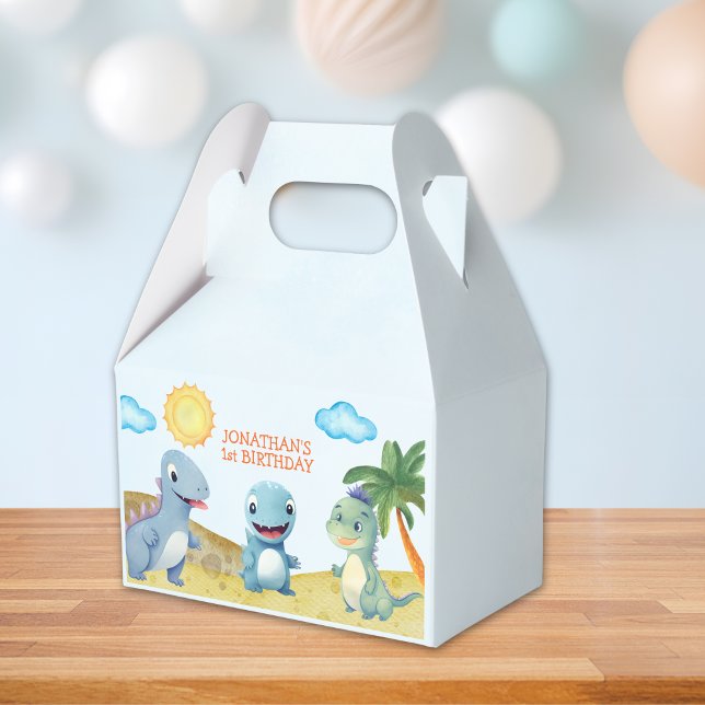 Caja Para Regalos Funny Dinosaurs, Boy's birthday (Subido por el creador)