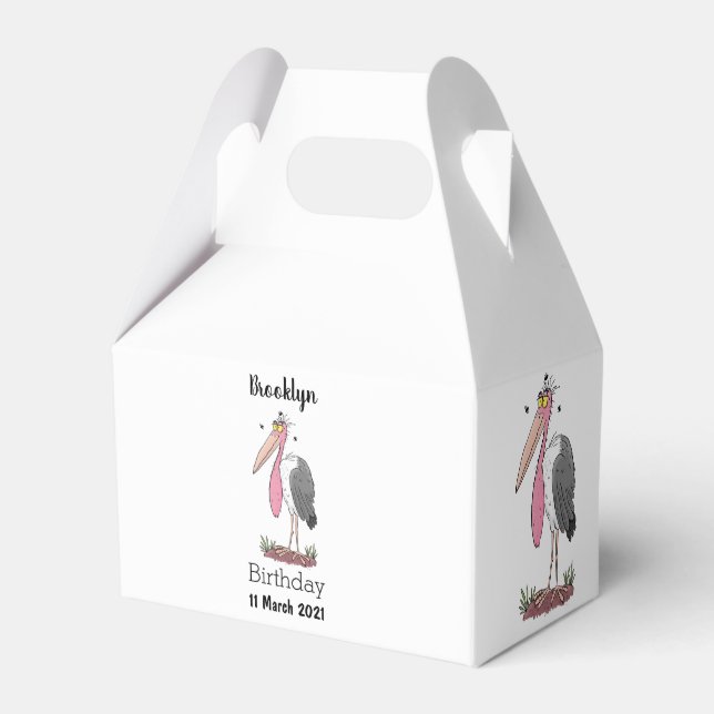 Caja Para Regalos Funny marabou stork personalizado (Front Side)
