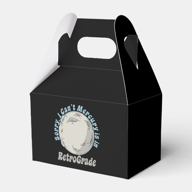 Caja Para Regalos Funny Mercury Retrograde (Front Side)