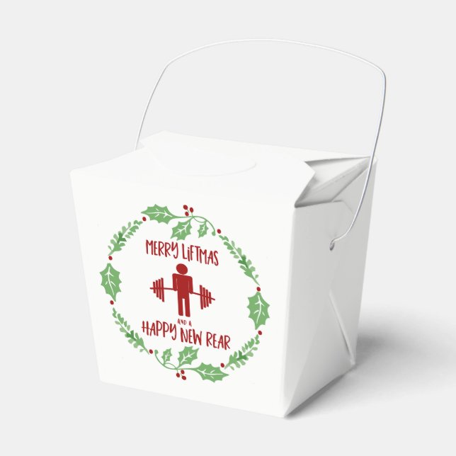 Caja Para Regalos Funny Personal Trainer Fitness Navidades Liftmas (Front Side)
