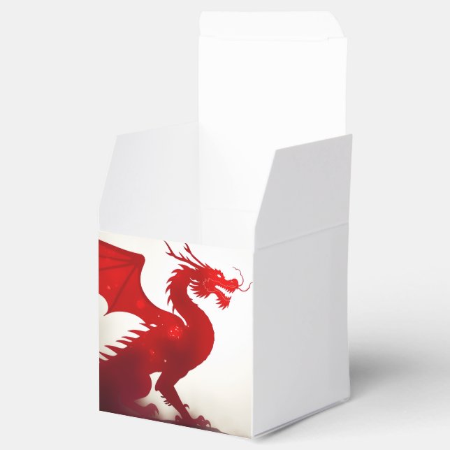 Caja Para Regalos Furia del Dragón Carmesí (Abierto)