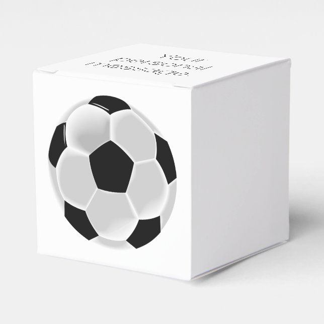 Caja Para Regalos Futbol Ball (Costado Anverso)