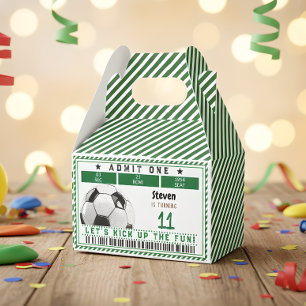Caja Para Regalos Fútbol para niños cumpleaños