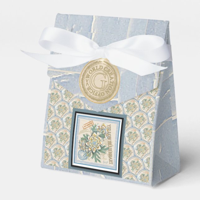 Caja Para Regalos G Creación Oficina de la flor amarilla (Front Side)