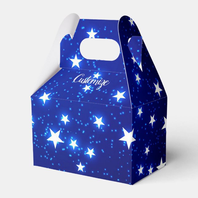 Caja Para Regalos Gable Blue Stargazer (Front Side)