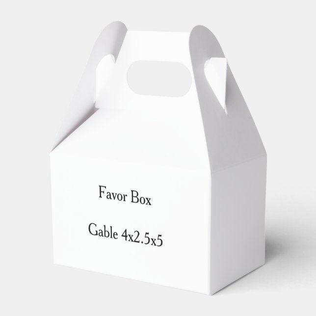 Caja Para Regalos Gable simple 4x2.5x5 (Reverso)