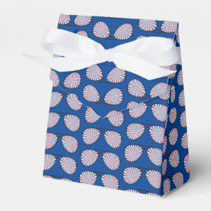 Caja Para Regalos Gafas de sol de Swirl Patriótico PopArt