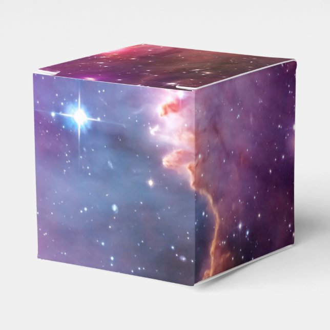Caja Para Regalos Galaxia Angélica Caída (Costado Anverso)