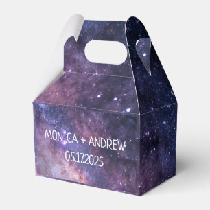 Caja Para Regalos Galaxia azul marina Estrellas nocturnas estelares