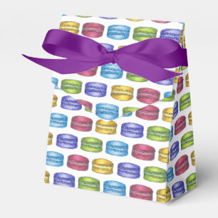 Caja Para Regalos Galleta de Macarón Francés Pastel Cumpleaños Nupci
