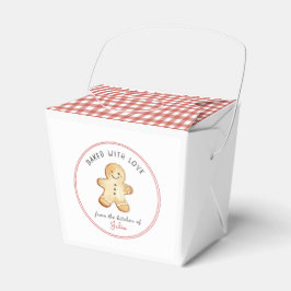 Caja Para Regalos Galleta de pan de jengibre