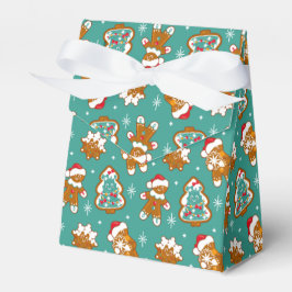 Caja Para Regalos Galletas de jengibre de Navidad