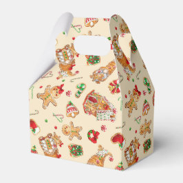 Caja Para Regalos Galletas de Navidad