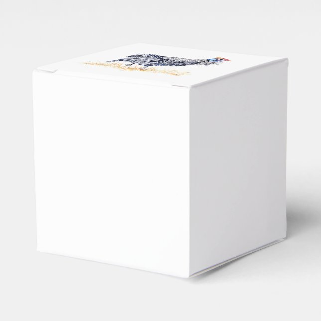 Caja Para Regalos Gallina de Guinea (Costado Anverso)