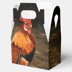 Caja Para Regalos Gallo/Galo/Rooster