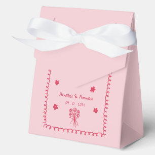Caja Para Regalos Garabato caprichoso Garabato guardar la fecha