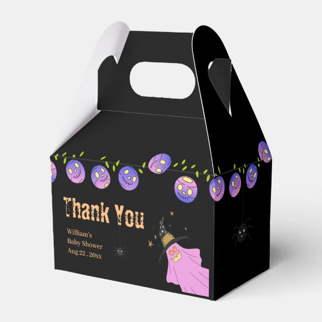 Caja Para Regalos Garland Ghost Skull Gradiente Halloween (Front Side)