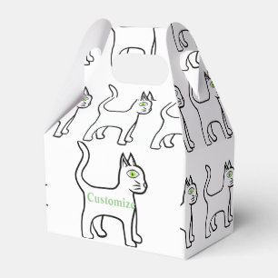 Caja Para Regalos Gato de ojos verdes Thunder_Cove