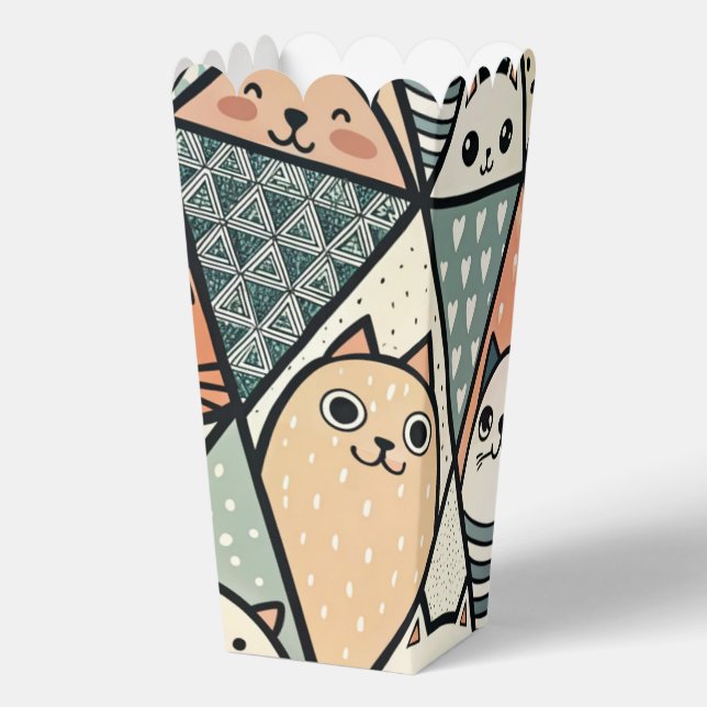 Caja Para Regalos Gatos cortos (Reverso )