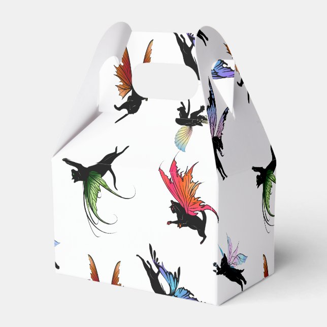 Caja Para Regalos Gatos cósmicos (Reverso)