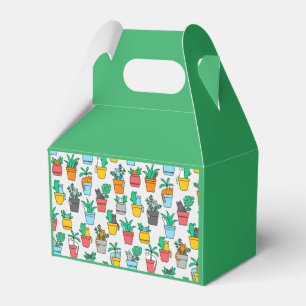 Caja Para Regalos Gatos en las macetas de flores