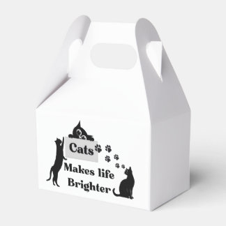 Caja Para Regalos Gatos Hacen la Vida más Brillante – Inspira Dulce