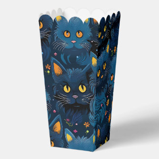Caja Para Regalos Gatos negros de Halloween