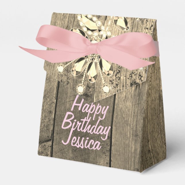 Caja Para Regalos Gema floral de oro ruso (Front Side)