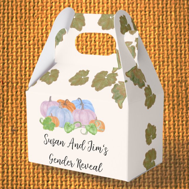 Caja Para Regalos Género de otoño revela pequeño tema de calabaza (Subido por el creador)