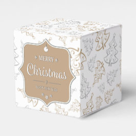 Caja Para Regalos Gentles Christmas Trees Favor Box