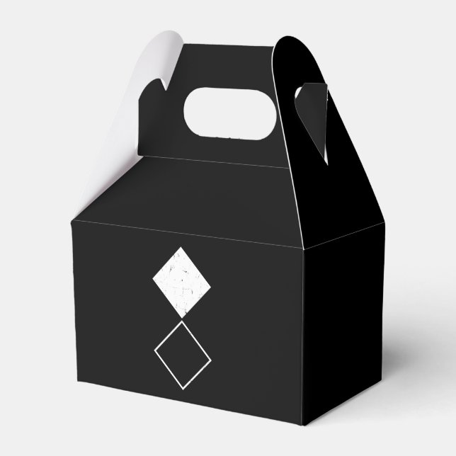 Caja Para Regalos Geo Diamond Square (Front Side)