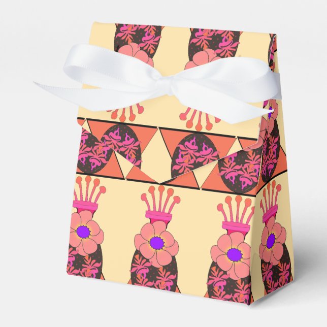 Caja Para Regalos Geo Floral  (Front Side)