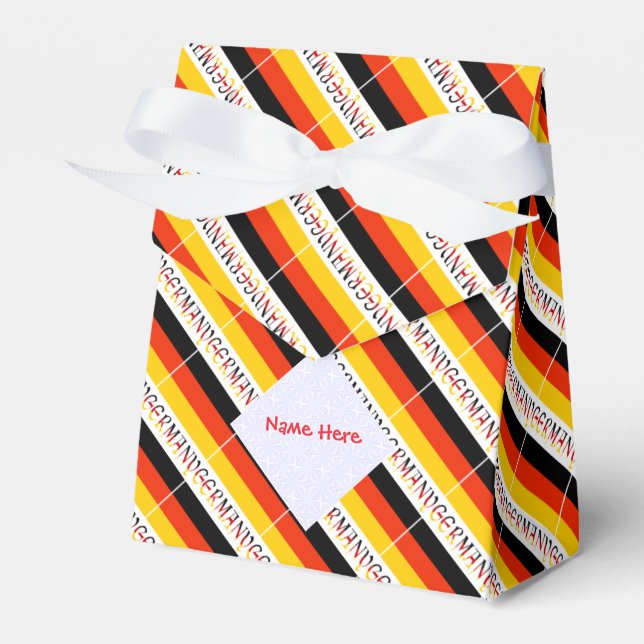 Caja Para Regalos Germany Flag Personalized Tent  (Front Side)