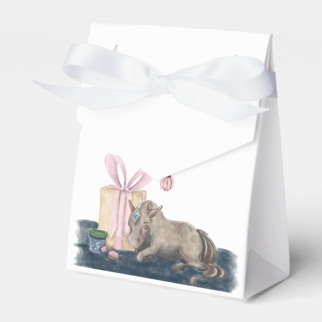 Caja Para Regalos Geschenkbox für Weihnachtspresent mit Pferdemotiv (Front Side)