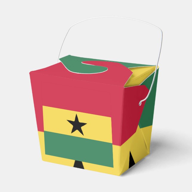 Caja Para Regalos Ghana Flag Emblem (Front Side)
