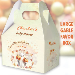 Caja Para Regalos Ghost Baby Shower grande de calabaza de Halloween