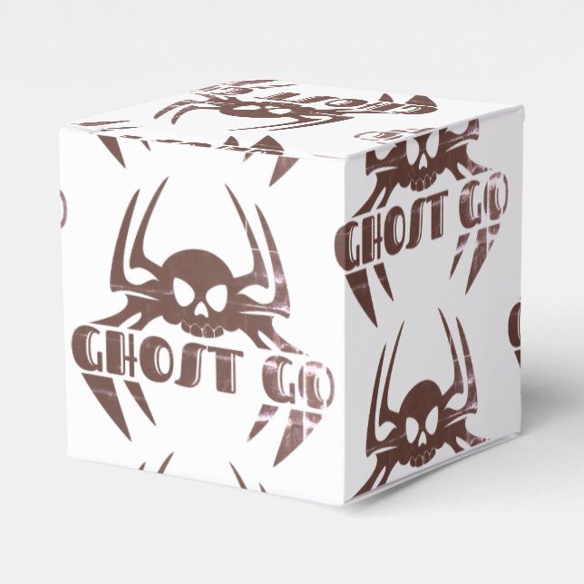 Caja Para Regalos Ghost Go Spooky Season (Costado Anverso)