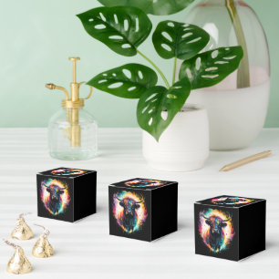 Caja Para Regalos Ghostly Grace: Vaca Highland espectral Holográfica