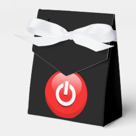 Caja Para Regalos Gigante Botón de encendido rojo