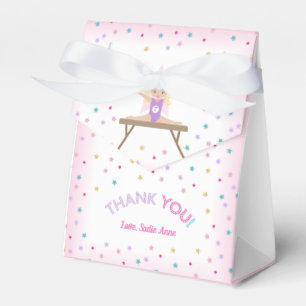 Caja Para Regalos Gimnasia Fiesta de Cumpleaños Cabello de Blonde
